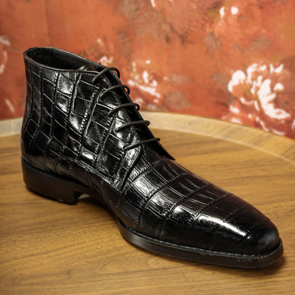 [Refuse to sell second-hand goods-source factory] Autumn and winter new Martin boots leather men's boots trendy men's shoes