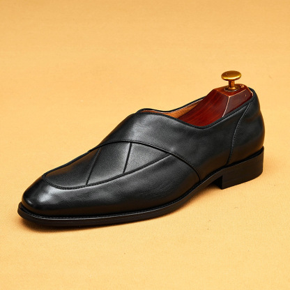 2025 new men's casual leather loafers