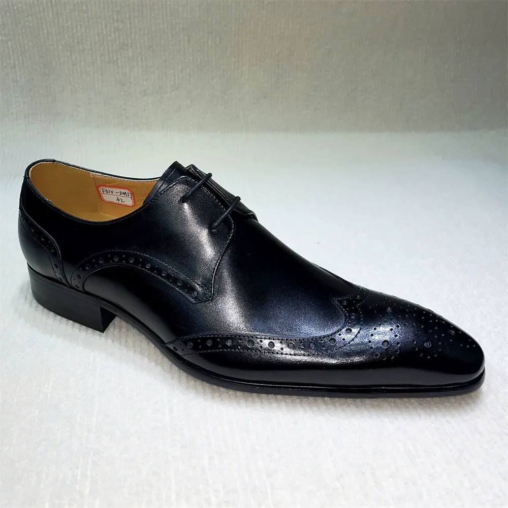 [Copy]High-end quality handmade first-layer cowhide embossed new style business casual loafers