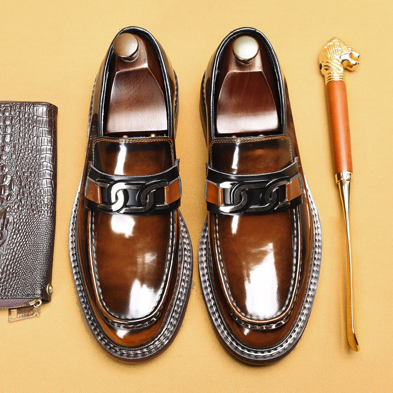 Men's Business Casual Leather Loafers