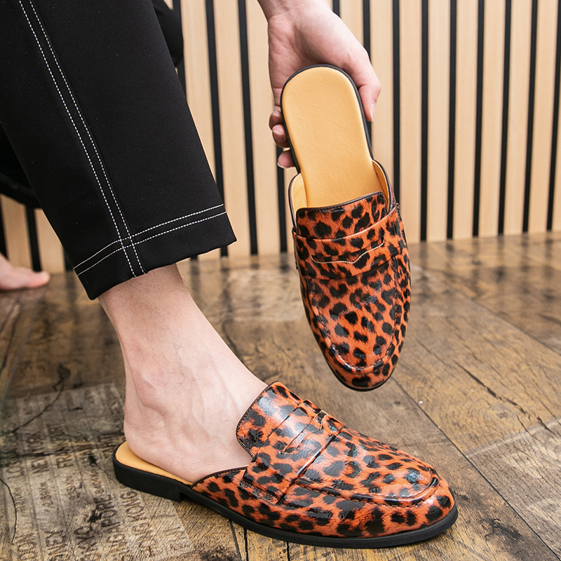 [Copy]Men's thick-soled slip-on casual half-slippers