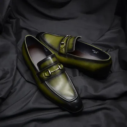 2024 new men's fashion new summer business casual first layer cowhide genuine leather moccasins luxury men's shoes