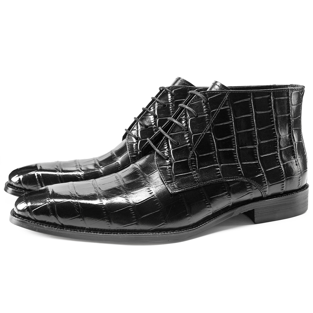 [Refuse to sell second-hand goods-source factory] Autumn and winter new Martin boots leather men's boots trendy men's shoes