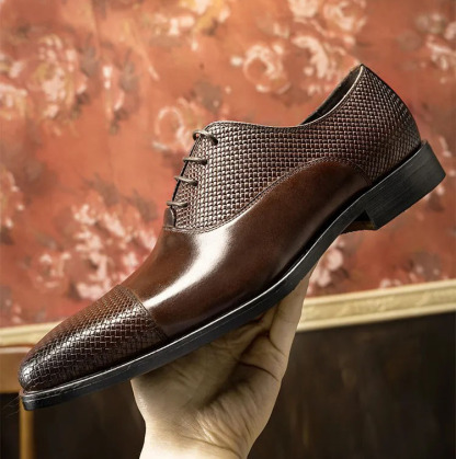 GUYSTEP™-Men's business formal British style leather Oxford shoes