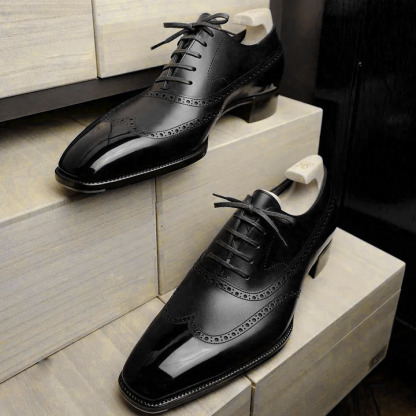 Men's classic genuine leather Oxford brogues