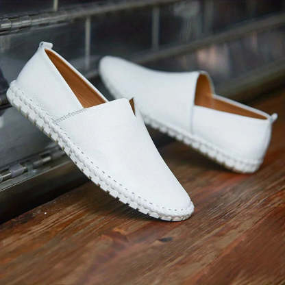 Francesco Baratta Genuine Leather Summer Loafers