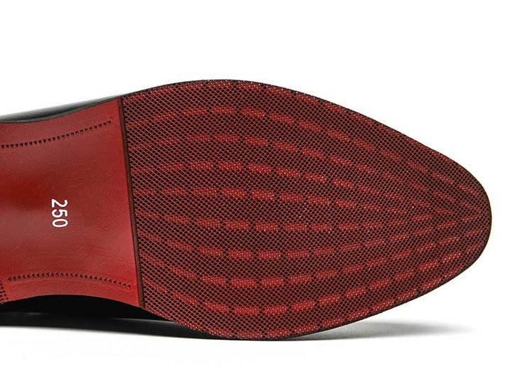 High Quality Red Bottom Chelsea Boots for Men