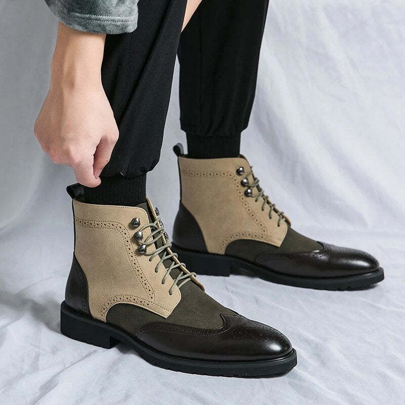 Heritage Suede Leather Boots