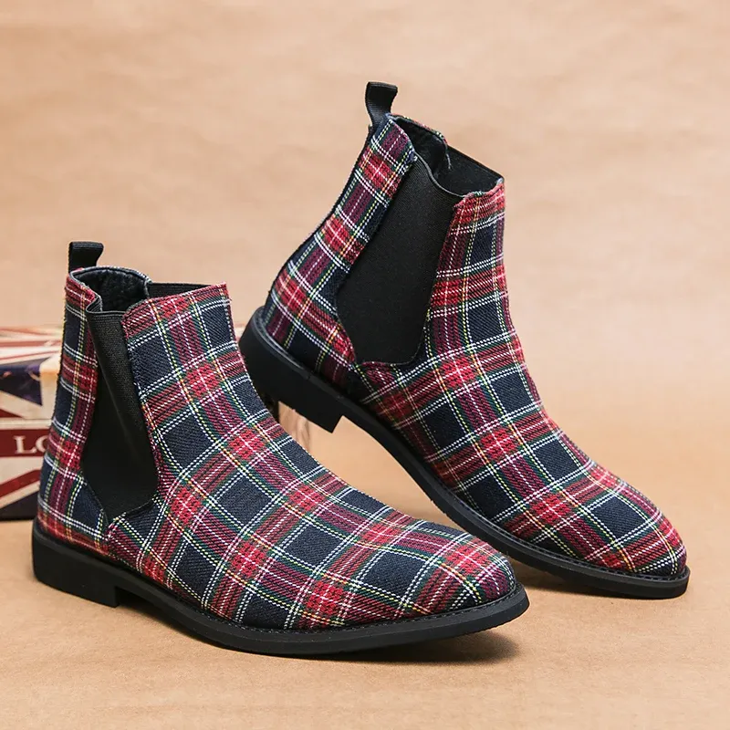 GUYSTEP™-British Retro Pointed Martin Boots