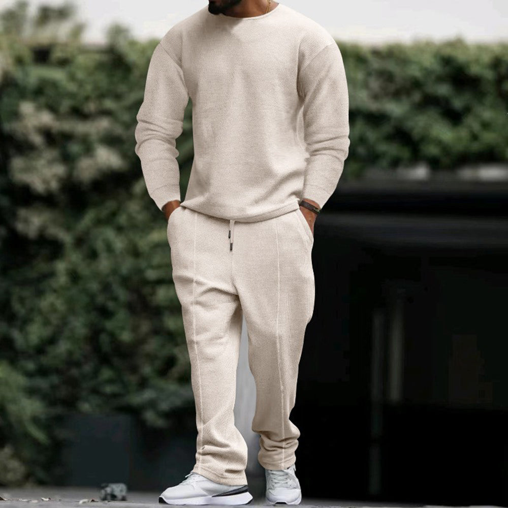 GUYSTEP™- Waffle Casual Tee Set