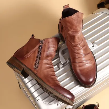 [Copy]Men's Ostrich Leather Loafers