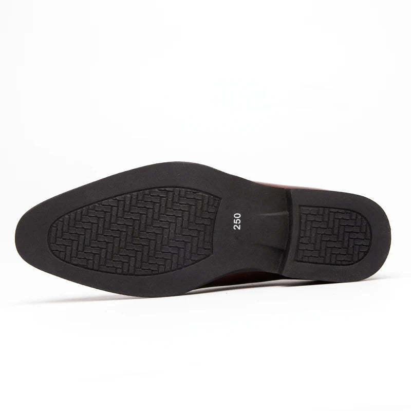 SALVATORE VELENI LEATHER LOAFERS