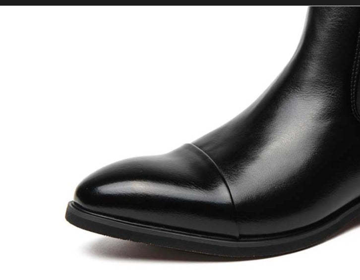 High Quality Red Bottom Chelsea Boots for Men