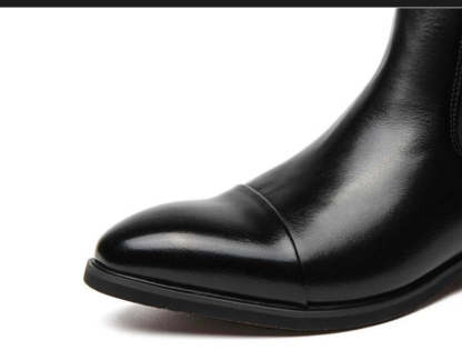 High Quality Red Bottom Chelsea Boots for Men