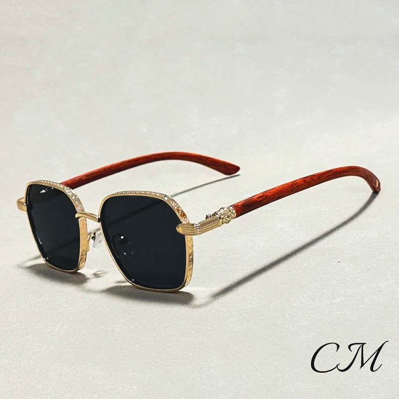 Retro Wooden Sunglasses