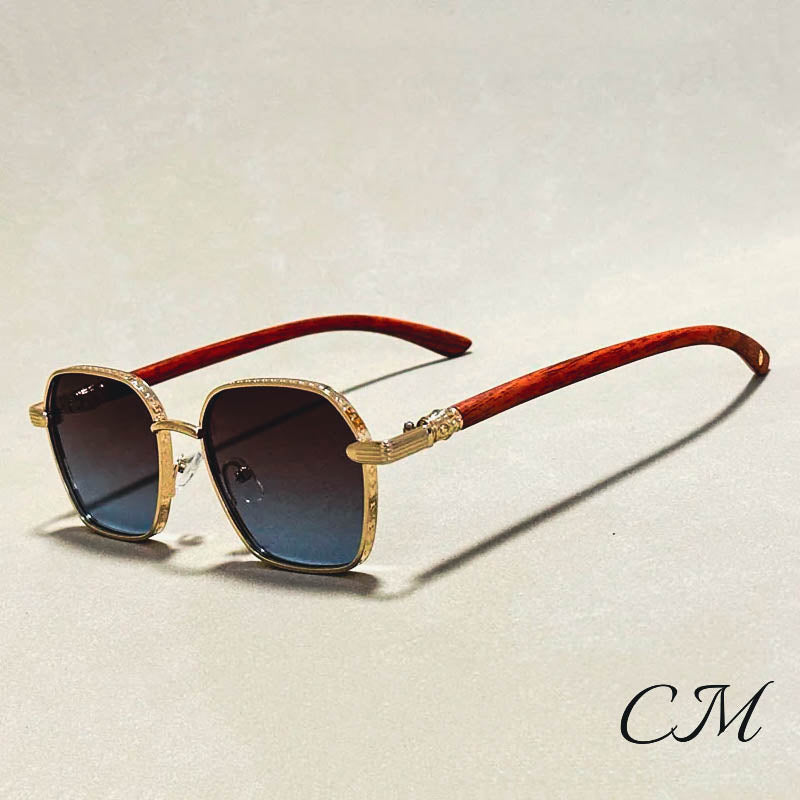 Retro Wooden Sunglasses