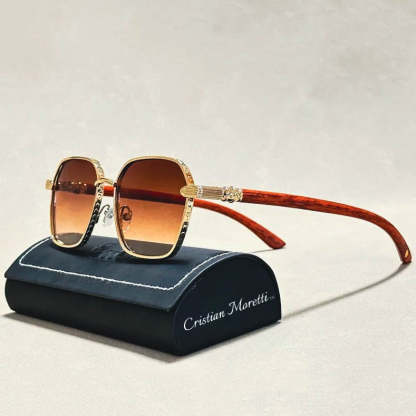 Retro Wooden Sunglasses