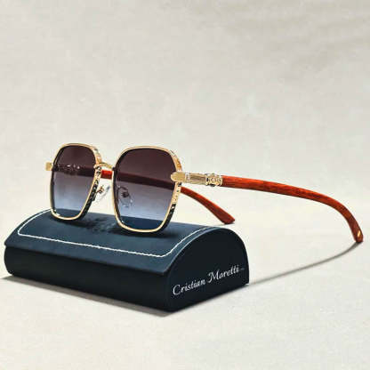 Retro Wooden Sunglasses
