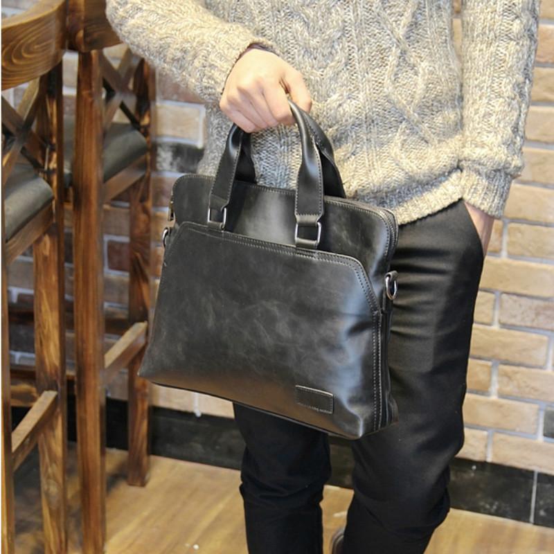 Retro portable business bag