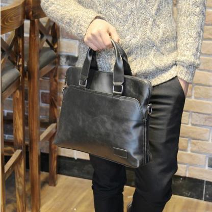 Retro portable business bag