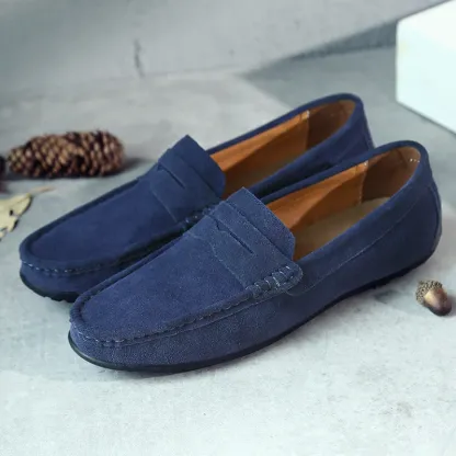 Suede casual formal men's moccasins