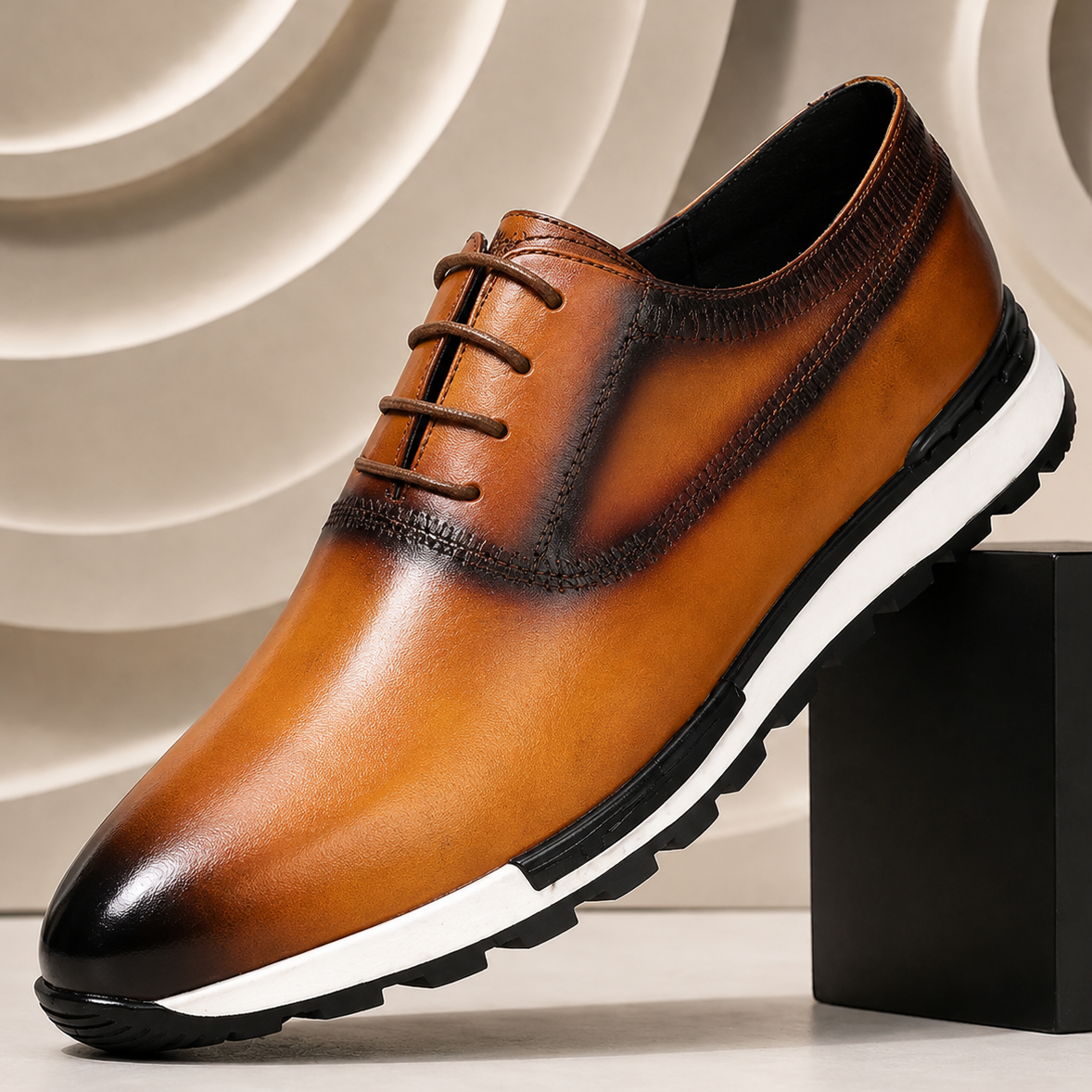 Cowhide Leather Sneakers