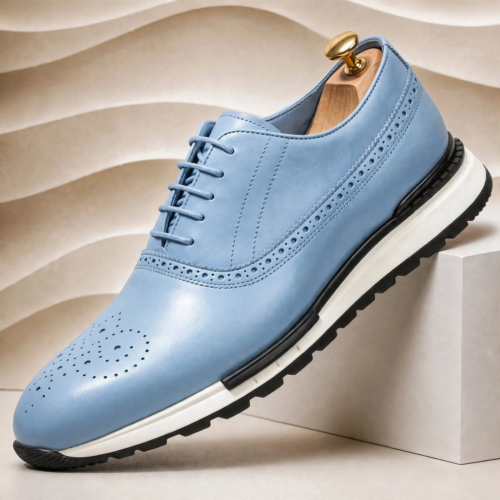 Men’s Premium Cowhide Leather Casual Sneakers – Multiple Colors