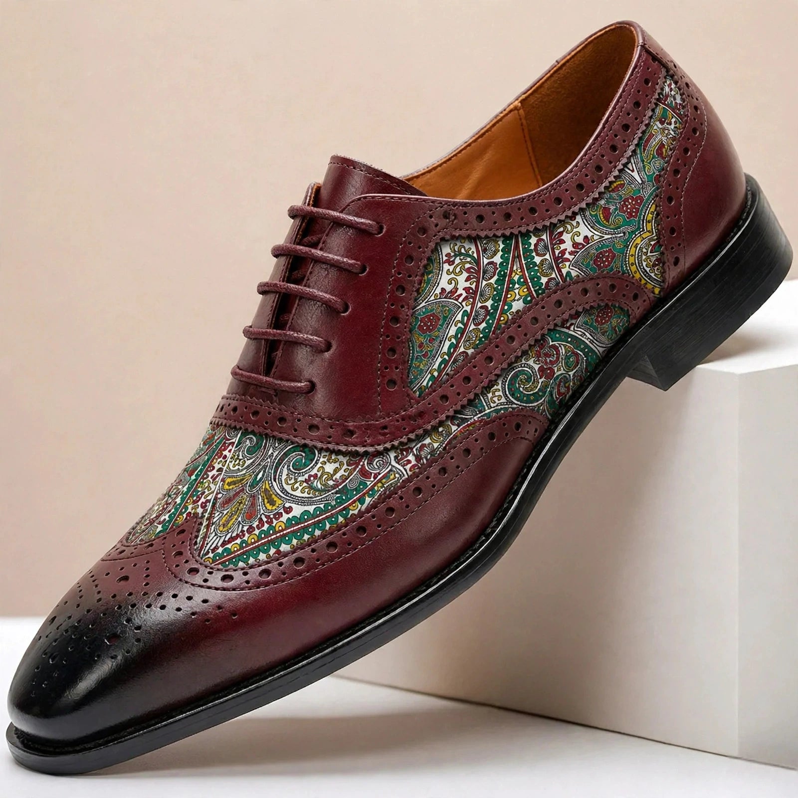 Stefano Cowhide Leather Shoes