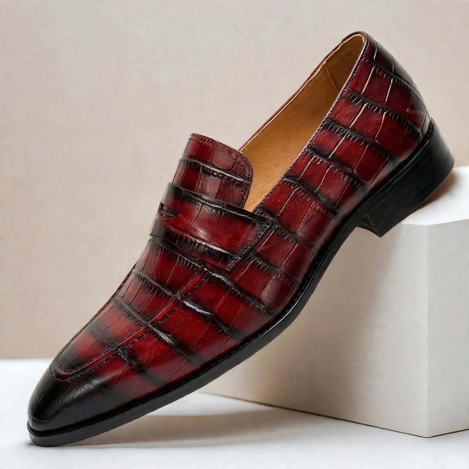 Galvani Cowhide Leather Loafers