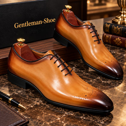 GENTLEMAN™large size men are genuine leather Oxford shoes