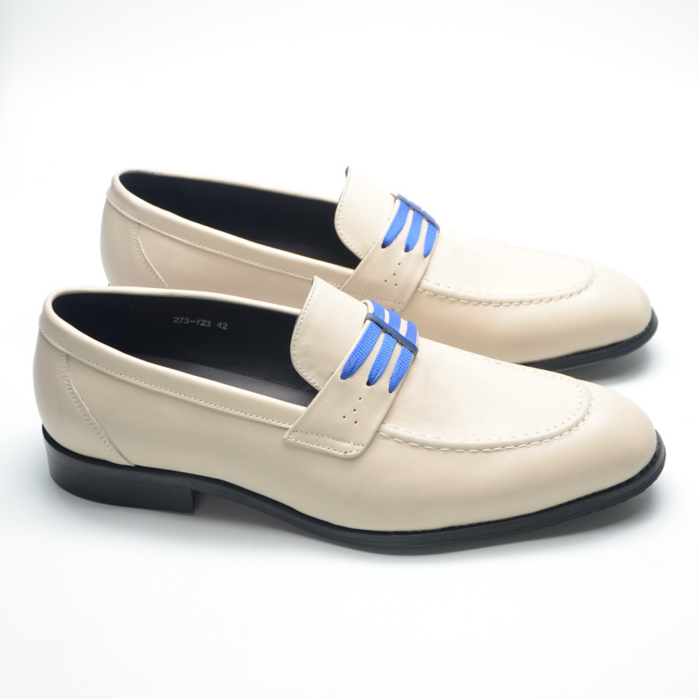 Men's European high-end quality handmade first-layer cowhide dragonfly new style business casual loafers genuine leather men's shoes