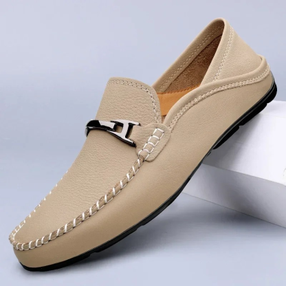 Hot selling Italian leather casual loafers