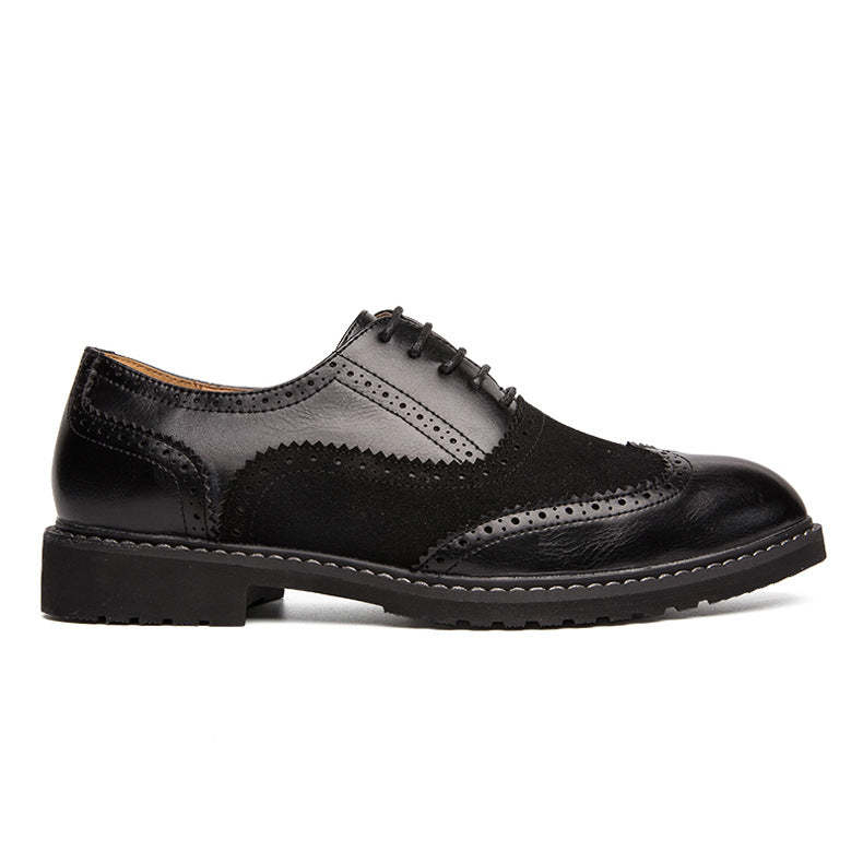 Brock carved leather shoes