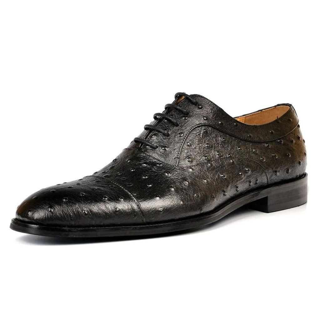 Men's comfortable casual leather oxford shoes