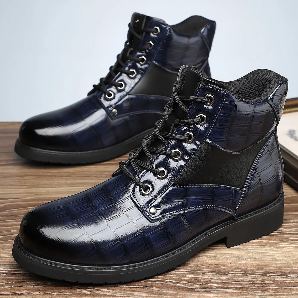 New large size men's retro versatile casual martin boots