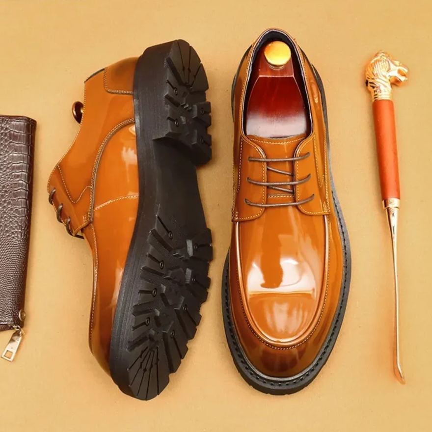 Italian Dress Shoes Leather Fashion for Men Pointed Formal Shoes Men Formal Office 2024 Spring Party Luxury Mirror Oxford Shoes