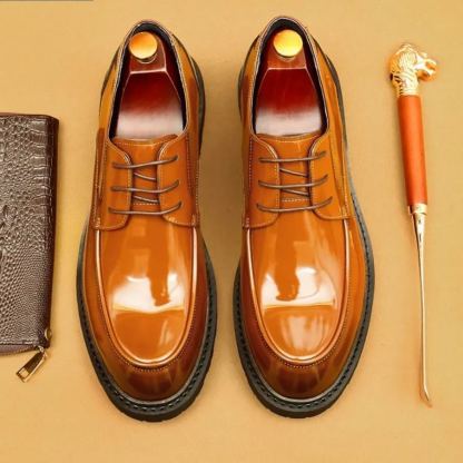 Italian Dress Shoes Leather Fashion for Men Pointed Formal Shoes Men Formal Office 2024 Spring Party Luxury Mirror Oxford Shoes