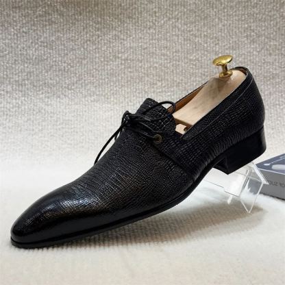 [Copy]GUYSTEP™2025 new men's business top layer cowhide pointed buckle leather shoes