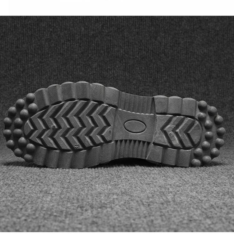 Men's high-top casual sneakers (black/gray)