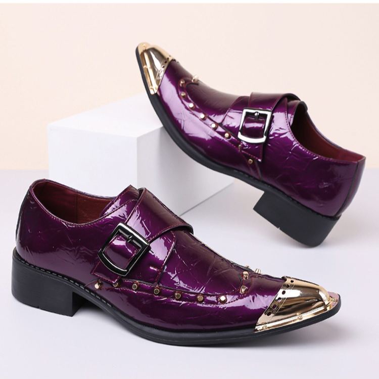 Pointed-toe fashion men's shoes