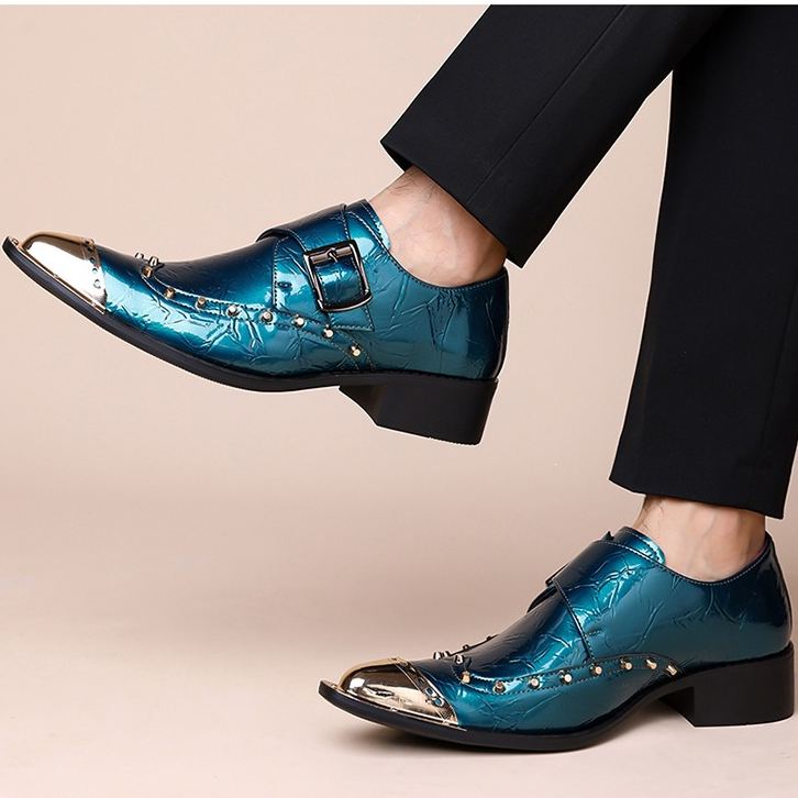 Pointed-toe fashion men's shoes