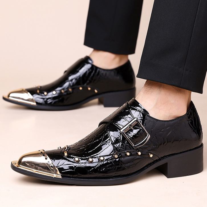 Pointed-toe fashion men's shoes