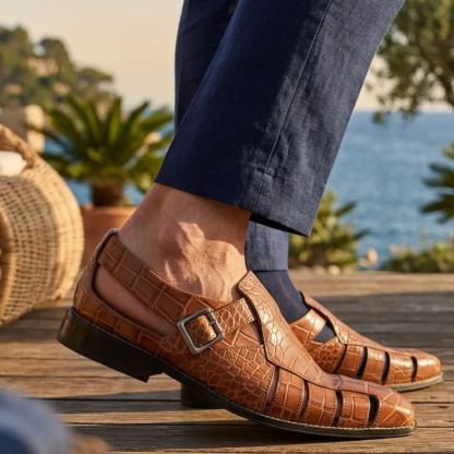 Men's Breathable Buckle Business-Casual Sandals