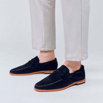 [Copy]Men's Embroidered Casual Loafers