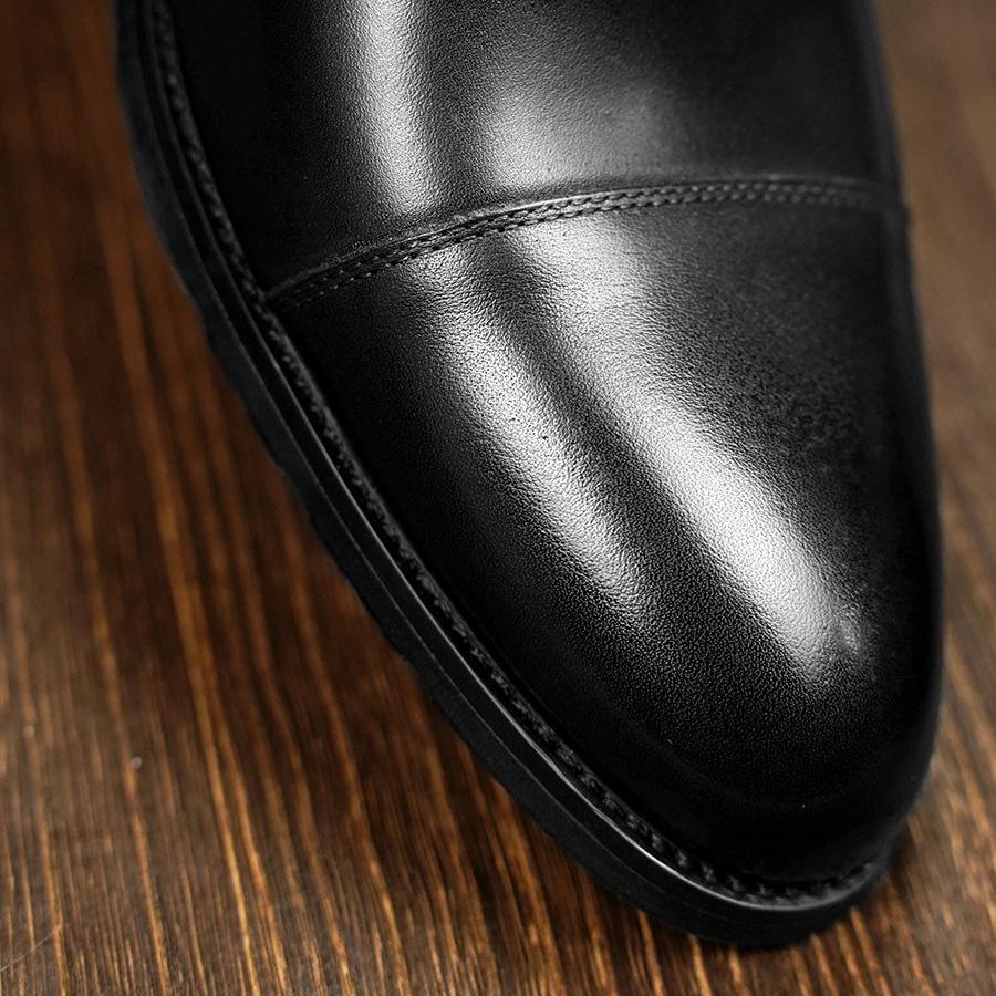 [Copy]Handcrafted glossy crocodile-patterned genuine leather men's loafers