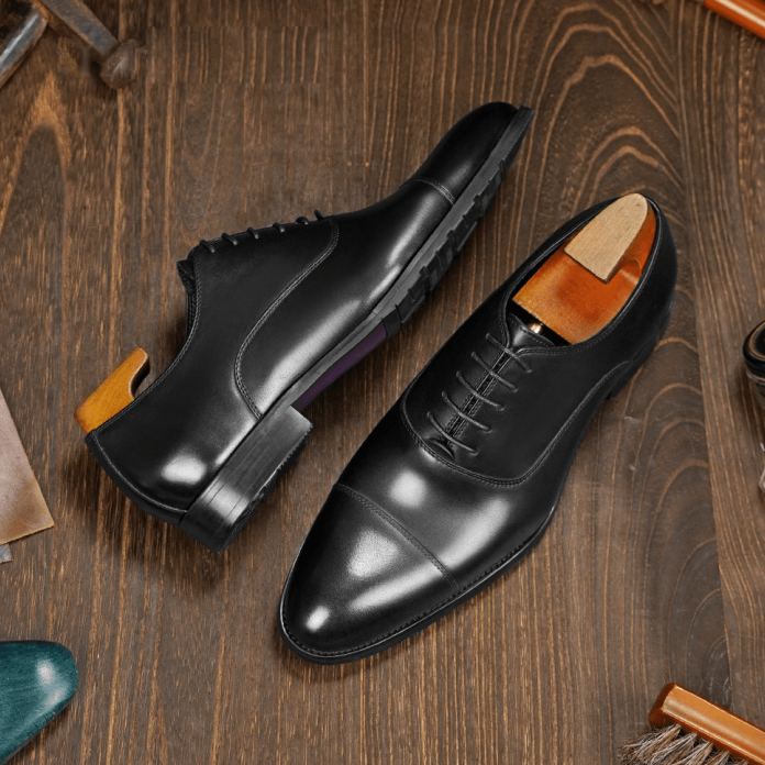 [Copy]Handcrafted glossy crocodile-patterned genuine leather men's loafers