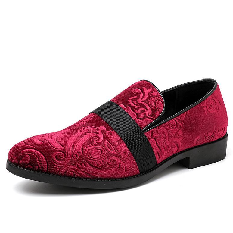 [Copy]Men's shiny leather loafers with metal horsebit