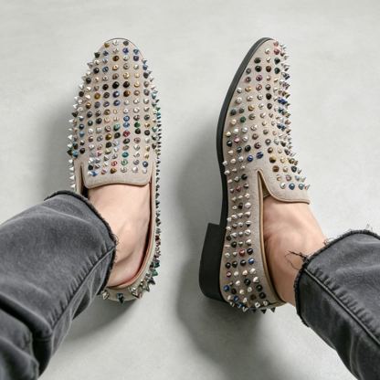 [Copy]Summer breathable men's metal buckle loafers driving shoes