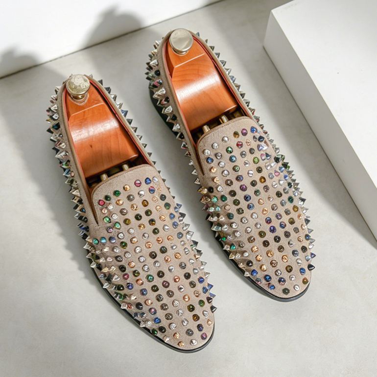 [Copy]Summer breathable men's metal buckle loafers driving shoes