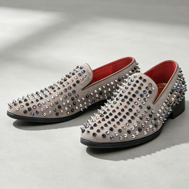 [Copy]Summer breathable men's metal buckle loafers driving shoes